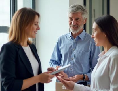 Image representing a professional consultation session